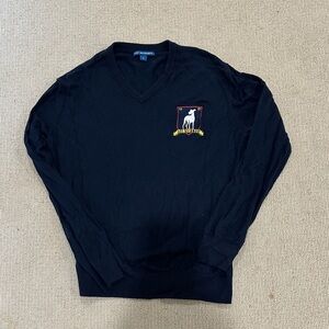 Port Authority Ted Lasso navy V-Neck Sweater large richmond